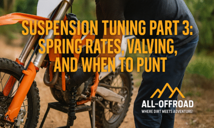 Suspension Tuning Part 3: Spring Rates, Valving, and When to Punt